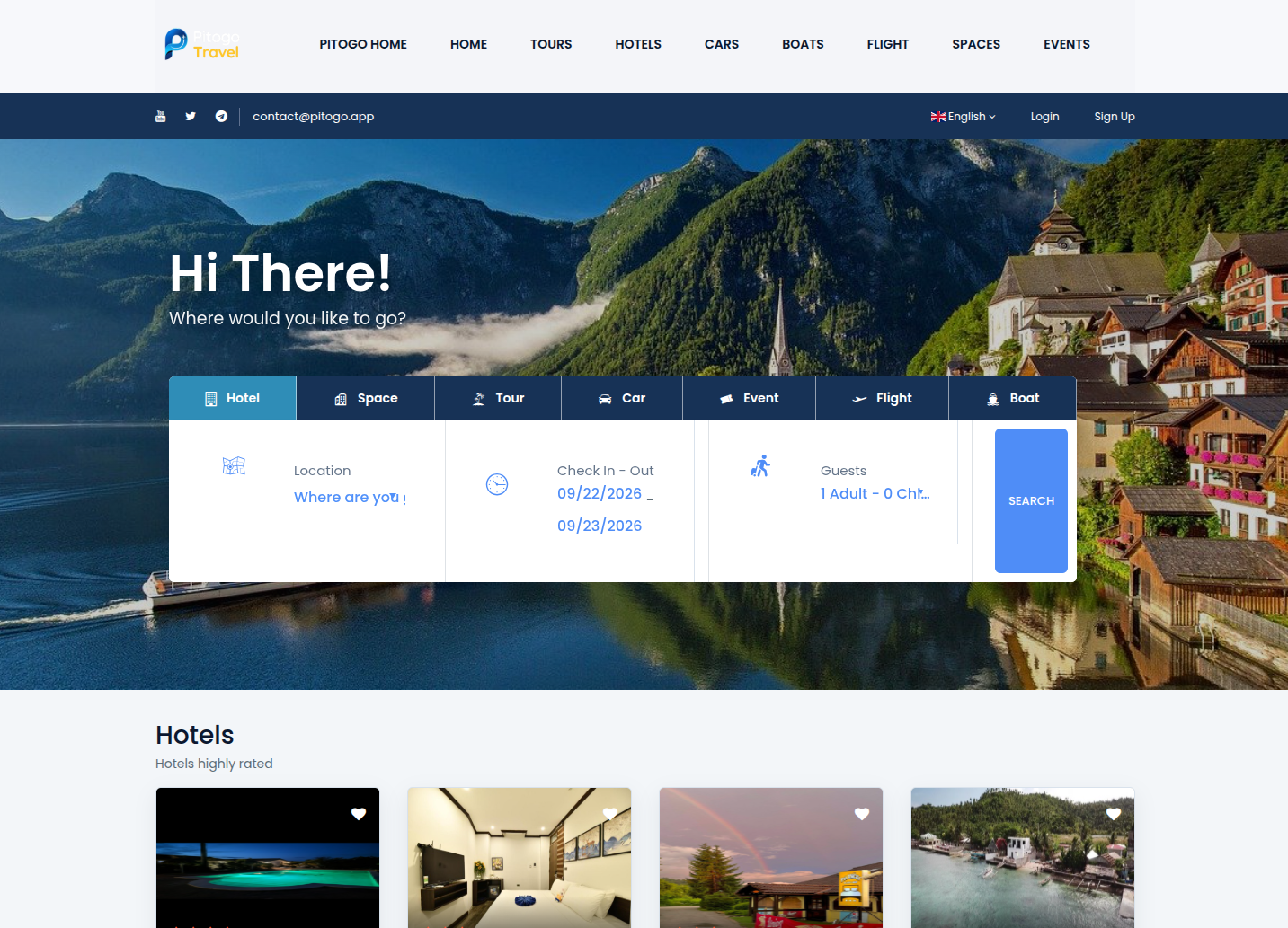 ThePitogoServices travel platform
