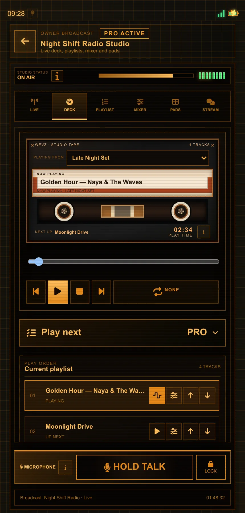 WEVZ Studio Deck